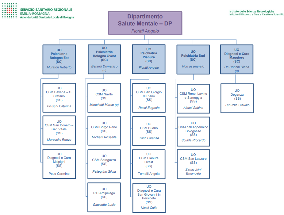 Organigramma DSM adulti