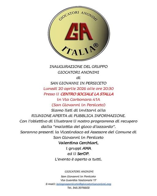 giocatori anonimi sangiovanni