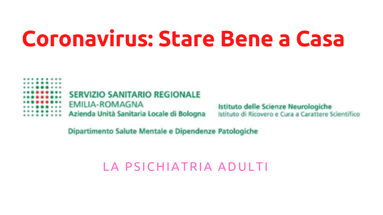 Coronavirus Stare Bene a Casa