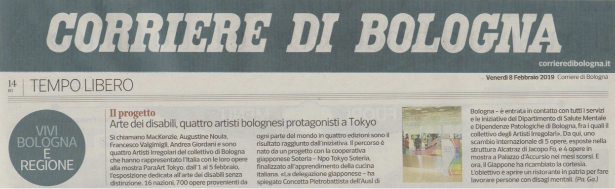 CorrierediBologna Artisti Irregolari Tokio