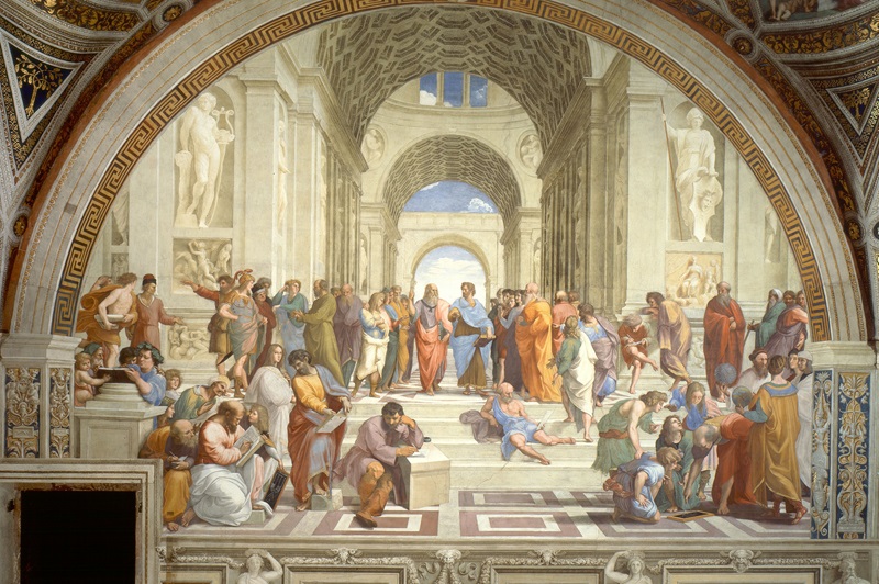 la scuola di atene grande