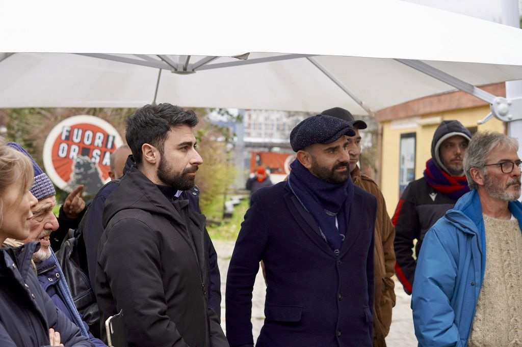 Il coordinatore del servizio Pietro Vittuari e ...