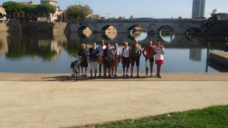 Escursione al ponte di Tiberio di Rimini