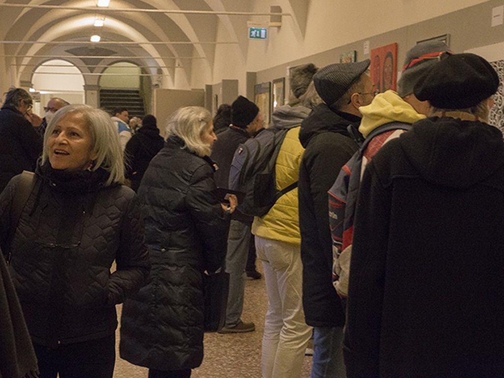 Gruppo di visitatori