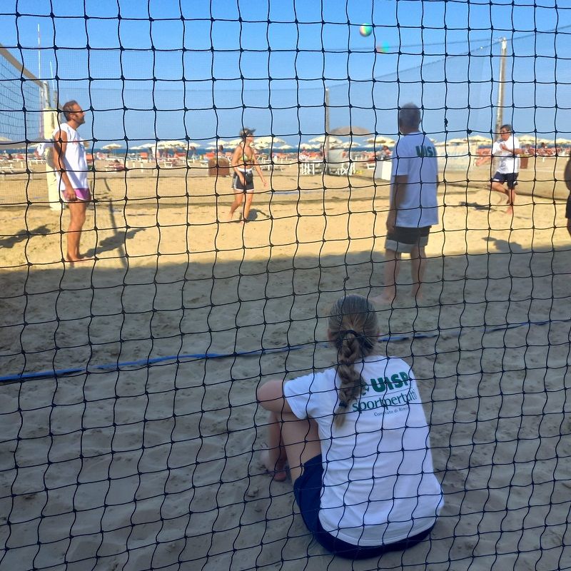 Guardando una partita di Beach Volley