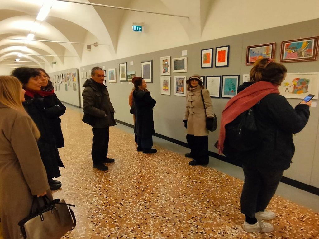 Gruppo di visitatori