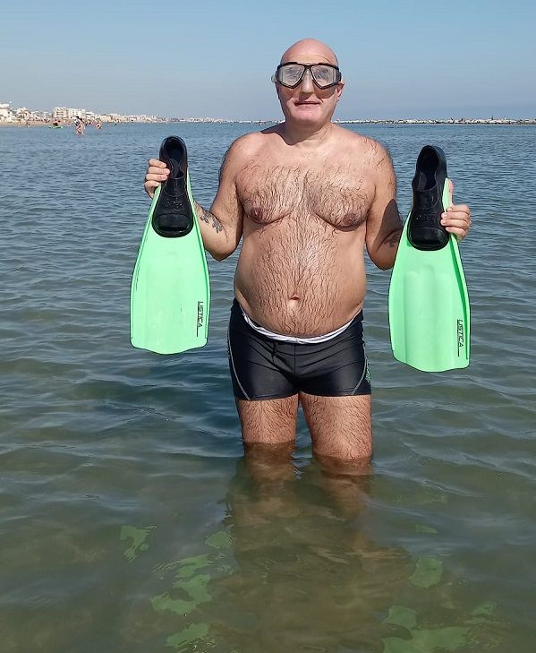 L'uscita dall'acqua dopo la prova di SUB