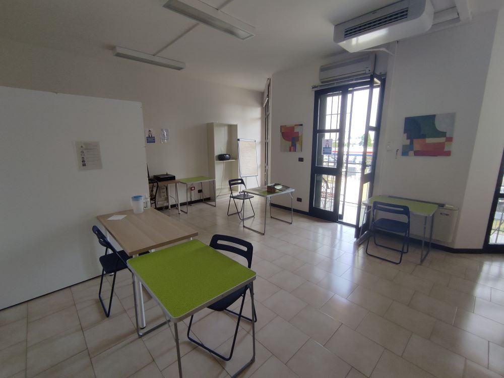 Sala a disposizione di chi frequenta il centro