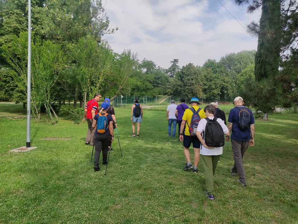 Camminata in mezzo al verde