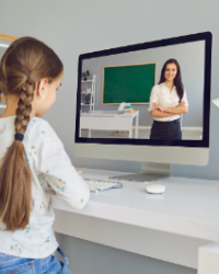 I ragazzi e le ragazze in didattica a distanza DAD: Ci siete? Mi sentite?