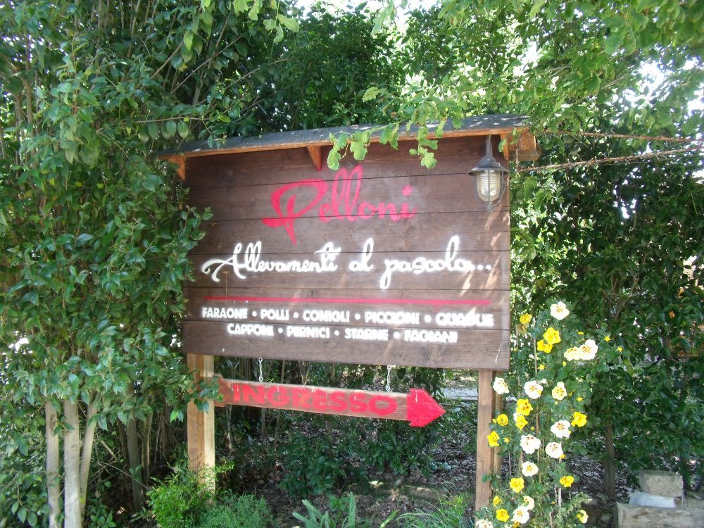 Il cartello dell'allevamento