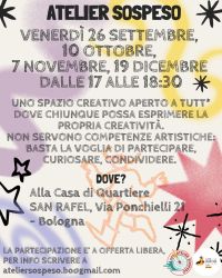 Laboratorio artistico aperto di APS Atelier Sospeso