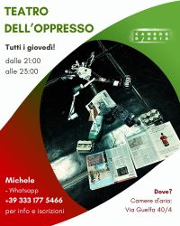 Corso di primo livello di Teatro dell’Oppresso